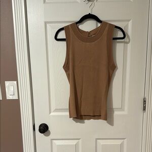 Sleeveless Tan Top